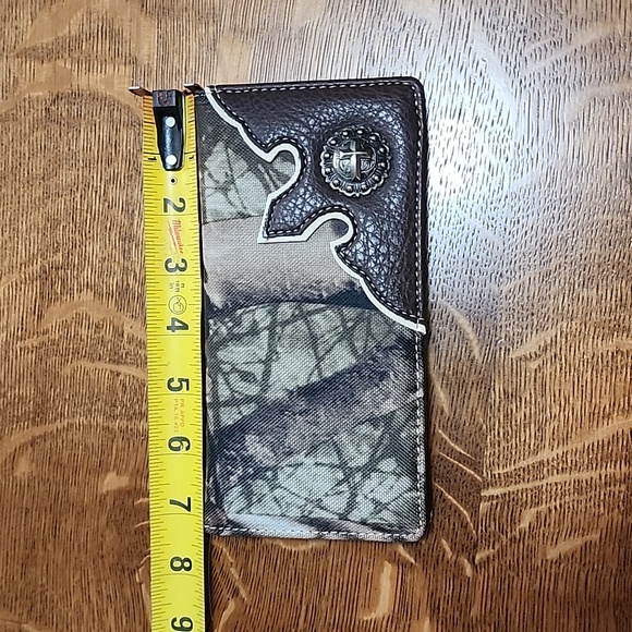 Camo wallet cross checkbook camouflage long - Picture 3 of 7